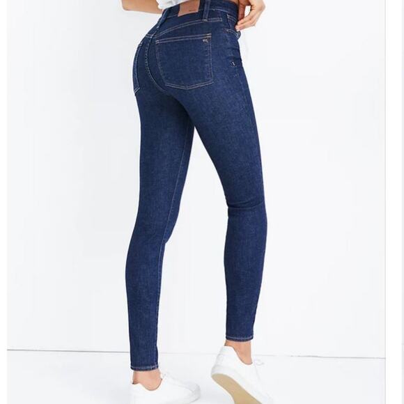 NEW Madewell Curvy High Rise Skinny Jeans 24S Lucille Wash H6388 Short Size 24 - Picture 1 of 7